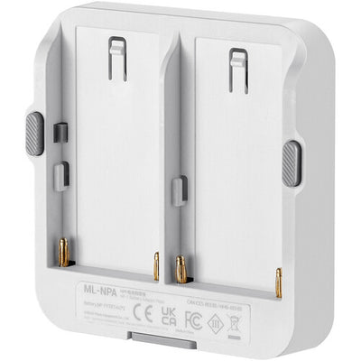 Adaptador de batería Godox NP-F para luces LED bicolor ML80 y ML150