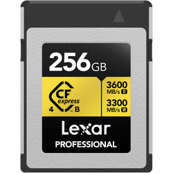 Tarjeta de memoria Lexar Professional GOLD CFexpress 4.0 Type B de 256GB