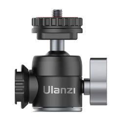 Cabeza de bola de zapata fría doble Ulanzi