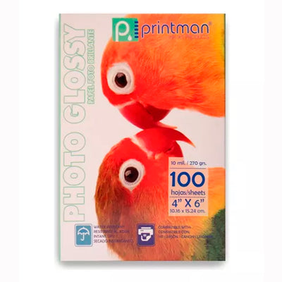 Printman Photo Glossy 4 x 6″ 100 hojas