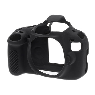 easyCover Funda protectora de silicona para Canon EOS Rebel T5 (Negro)