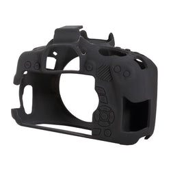 easyCover Funda protectora de silicona para Canon EOS Rebel T6i (Negro)