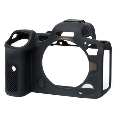 easyCover Funda protectora de silicona para Canon EOS R5, R6 y R6 Mark II (negro)