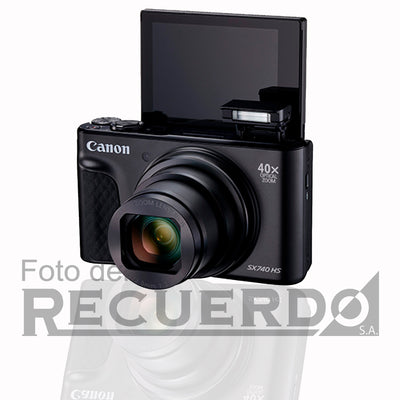 Canon PowerShot SX740 HS (Negra) Cámara digital