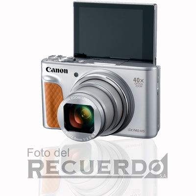 Cámara digital Canon PowerShot SX740 HS (Plateada)