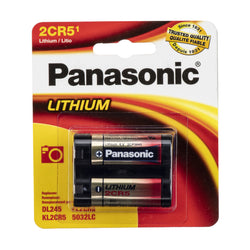 Batería de Litio Panasonic 2CR5 (6V, 1400mAh)