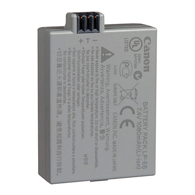 Batería recargable de iones de litio Canon LP-E5 (7.4 V, 1080mAh)