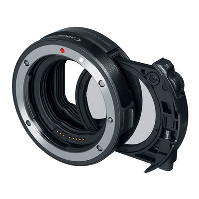 Adaptador de Montura de Filtro Empotrable Canon EF-EOS R con Filtro Polarizador Circular