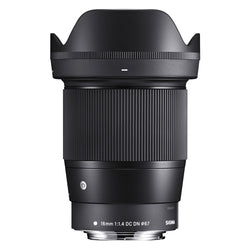 Lente contemporánea Sigma 16 mm f/1.4 DC DN (Canon EF-M)