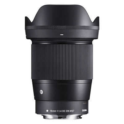 Lente contemporánea Sigma 16 mm f/1.4 DC DN (Canon EF-M)
