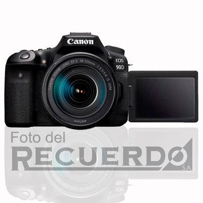 Canon EOS 90D DSLR con lente EF-S 18-135mm f/3.5-5.6 IS USM Cámara