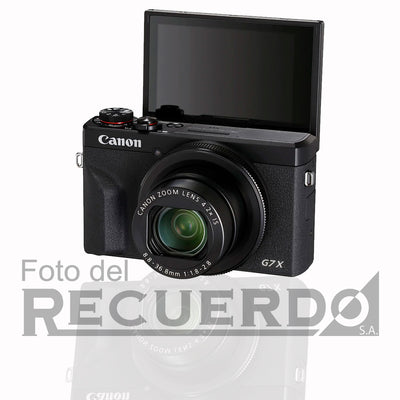 Canon PowerShot G7 X Mark III (negra) Cámara digital