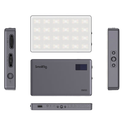 Luz LED RGB compacta SmallRig RM120 con batería de larga duración