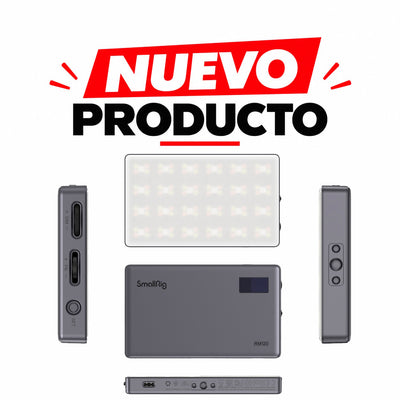 Luz LED RGB compacta SmallRig RM120 con batería de larga duración