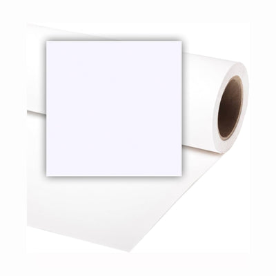 Papel de fondo Colorama Arctic White = Blanco Ártico (1.35 x 11 m) LL CO565