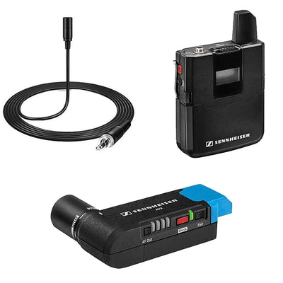 Sennheiser AVX-ME2 SET Sistema de micrófono inalámbrico Omni Lavalier con montaje en cámara digital (1.9 GHz)