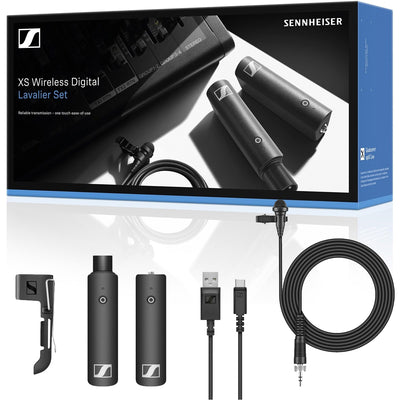 Sennheiser XSW-D LAVALIER SET Sistema de micrófono Omni Lavalier inalámbrico digital (2.4 GHz)