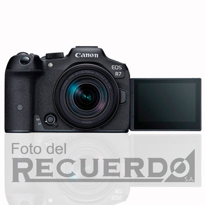 Canon EOS R7 con lente RF-S 18-150mm IS STM Cámara