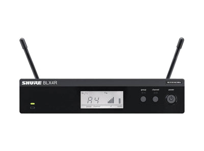 Sistema inalámbrico para guitarra Shure BLX14R para montaje en rack (J11: 596 a 616 MHz)