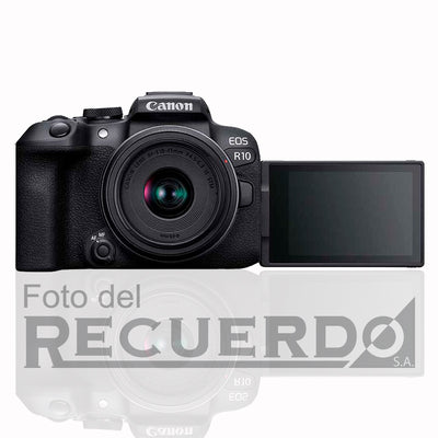 Canon EOS R10 con lente RF-S 18-45mm IS STM Cámara