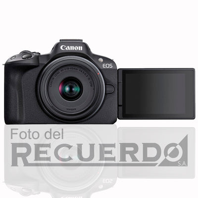 Canon EOS R50 con lente RF-S 18-45mm IS STM (negro) Cámara