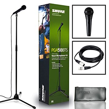 Micrófono vocal Shure PGA58-BTS, negro