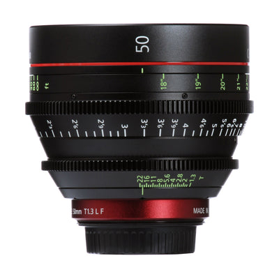 Lente Canon CN-E 50mm T1.3 LF Cinema Prime (montura EF)
