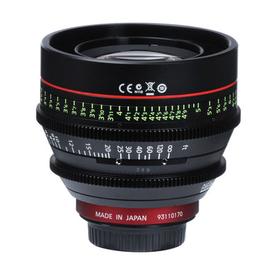 Lente Canon CN-E 85 mm T1.3 LF Cinema Prime (montura EF)