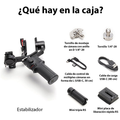 Estabilizador de cardán DJI RS 3 Mini (2 kg)