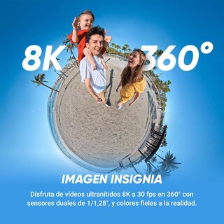 Cámara de acción Insta360 X5 360° 8K (Paquete esencial)