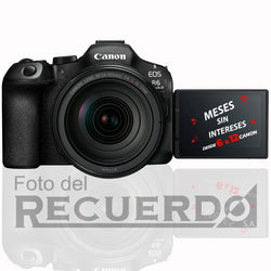 Cámara sin espejo Canon EOS R6 Mark III con lente 24-105mm f/4