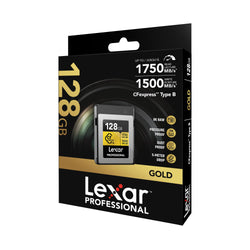 Tarjeta CFexpress profesional tipo B de 128GB de Lexar, serie GOLD