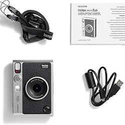 Cámara instantánea híbrida FUJIFILM Instax mini EVO (negra)