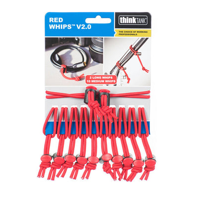 Think Tank Photo Red Whips Bungie Bridas para cables V2.0