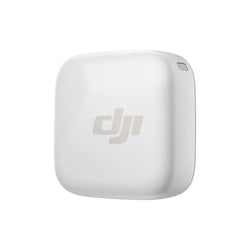 Transmisor DJI Mic Mini con clip y micrófono incorporado (2.4 GHz, blanco ártico)