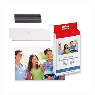 Canon KP-36IP Juego de papel y tinta de color (papel de 4 x 6", 36 hojas)