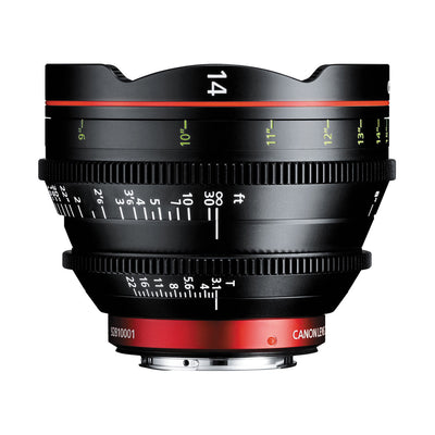 Lente Canon CN-E 14 mm T3.1 LF Cinema Prime (montura EF)