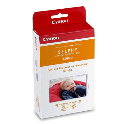 Canon RP-54 Juego de papel y tinta de color de alta capacidad para impresora SELPHY CP910