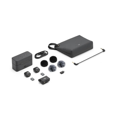 Sistema de micrófono inalámbrico compacto DJI Mic Mini para 2 personas, compatible con cámara y smartphone (2.4 GHz)