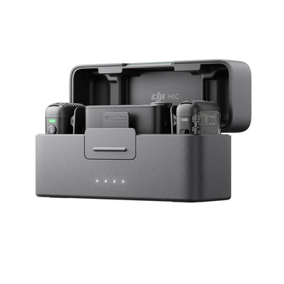 Sistema de micrófono inalámbrico compacto DJI Mic Mini para 2 personas, compatible con cámara y smartphone (2.4 GHz)