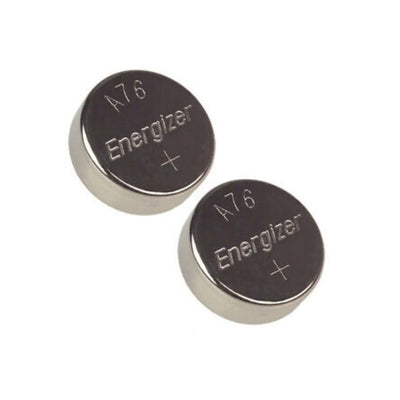 2 Pilas de botón alcalina Energizer A76 (LR44)