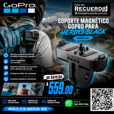 Soporte de enganche magnético GoPro para HERO13 Black
