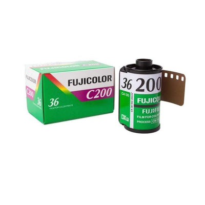 Película negativa de color FUJIFILM 200 (rollo de película de 35mm, 36 exposiciones)