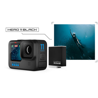 GoPro HERO 11 Negro (SanDisk microSDXC Extreme Class 10 UHS-1 de 64GB con microSD)