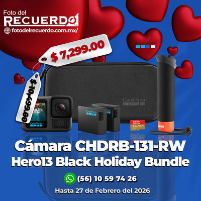 GoPro Cámara CHDRB-131-RW Hero13 Black Holiday Bundle