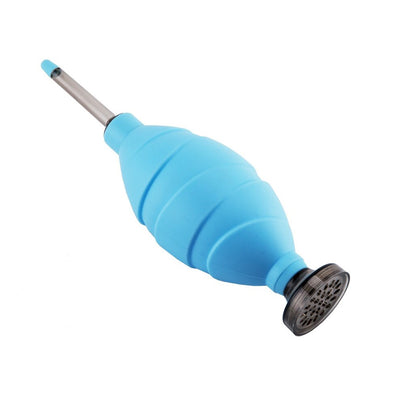 JJC CL-DF1DSB Soplador de aire libre de polvo portátil azul con filtro para lente de cámara