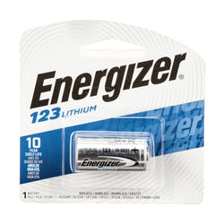 Batería de litio Energizer 123 (3V, 1500mAh)