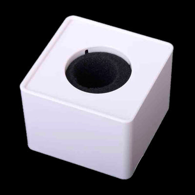 Bandera de micrófono cuadrado (blanco)