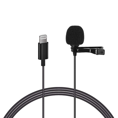 Comica Audio CVM-V01SP(MI) Micrófono Lavalier Omnidireccional con Conector Lightning para Dispositivos iOS (cable de 19.7' / 6 m)