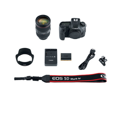 Canon EOS 5D Mark IV Cámara DSLR con lente 24-105mm f/4L II